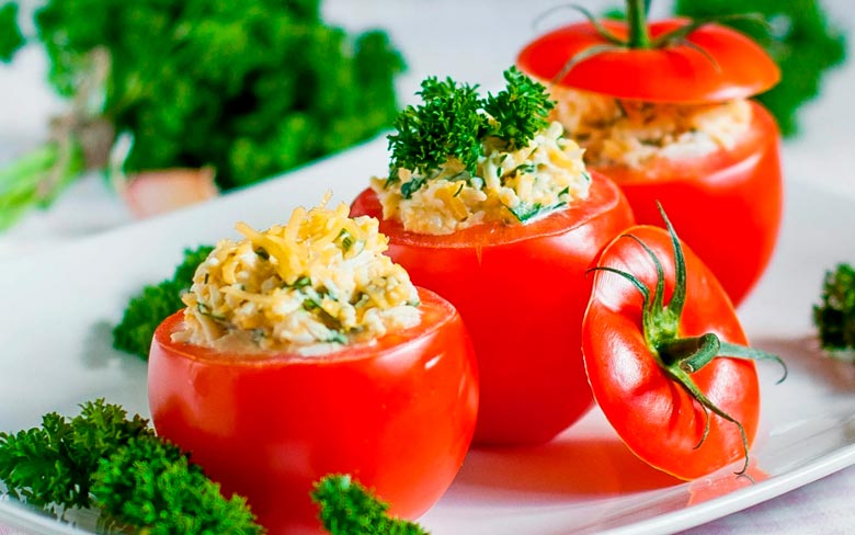 Фаршированные помидоры закуска